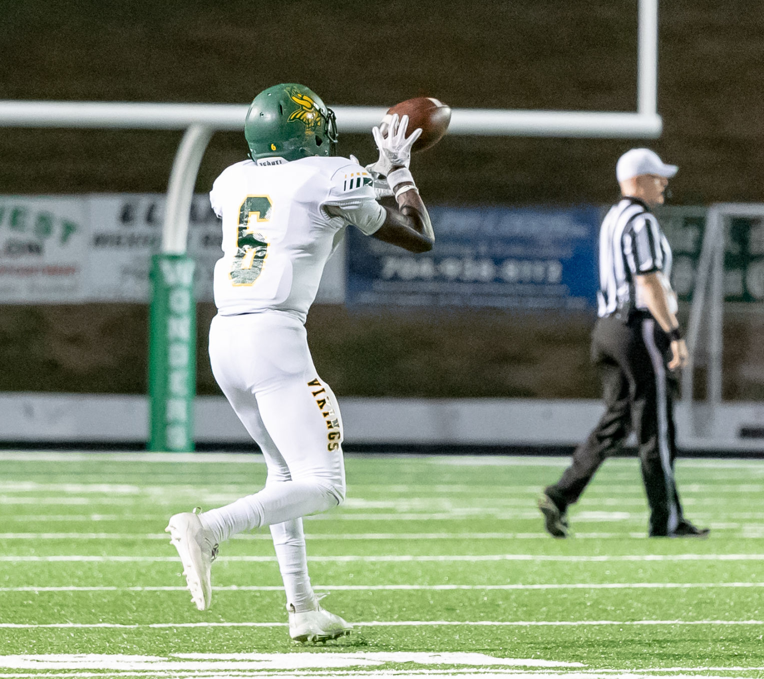 Friday night high school football action